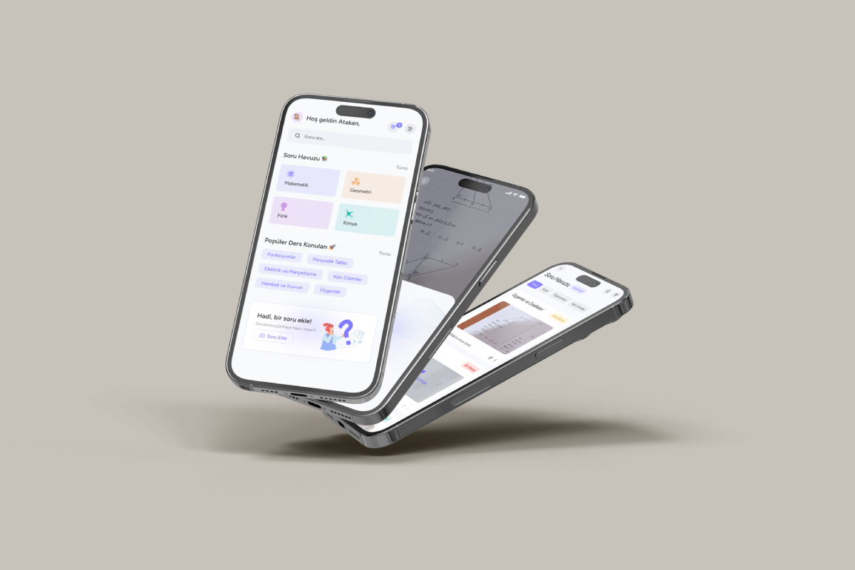 Cevapla AI - AI-powered exam preparation app interface